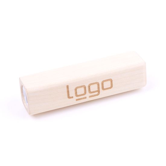 FSC® Powerbank Cone ( FSC® certified) Wood FSC maple, FSC beech
